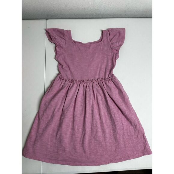 Cat & Jack Dusty Pink Dress 100% Cotton Size S(6 -6X) - Picture 1 of 9